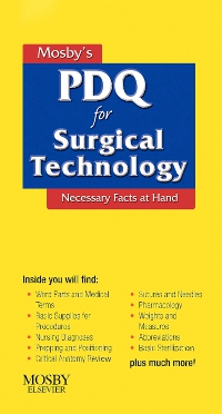 cover image - Mosby's PDQ for Surgical Technology - Elsevier eBook on VitalSource, 1st Edition