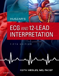 cover image - Huszar's ECG and 12-Lead Interpretation - Elsevier eBook on VitalSource, 5th Edition