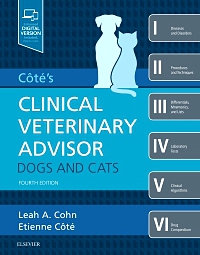 cover image - Cote's Clinical Veterinary Advisor: Dogs and Cats, 4th Edition