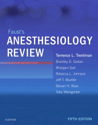 cover image - Faust's Anesthesiology Review - Elsevier eBook on VitalSource, 5th Edition
