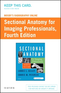 cover image - Mosby's Radiography Online for Sectional Anatomy for Imaging Professionals (Access Code), 4th Edition