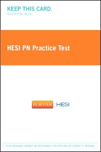 cover image - HESI PN Practice Test (2 Year Version) - Classic Version, 1st Edition