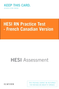 cover image - HESI RN Practice Test - French Canadian Version - Classic Version, 1st Edition
