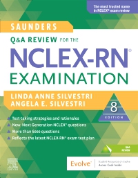 cover image - Saunders Q & A Review for the NCLEX-RN® Examination - Elsevier eBook on VitalSource, 8th Edition