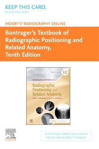 cover image - Mosby’s® Radiography Online for Bontrager's Textbook of Radiographic Positioning & Related Anatomy (Access Code), 10th Edition