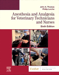 cover image - Anesthesia and Analgesia for Veterinary Technicians and Nurses Elsevier eBook on VitalSource, 6th Edition