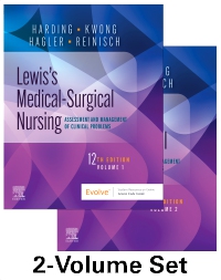 cover image - Lewis's Medical-Surgical Nursing - 2-Volume Set, 12th Edition