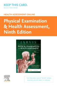cover image - Health Assessment Online for Physical Examination and Health Assessment (Access Code), 9th Edition