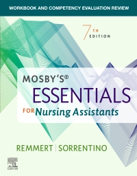 cover image - Workbook and Competency Evaluation Review for Mosby's Essentials for Nursing Assistants, 7th Edition