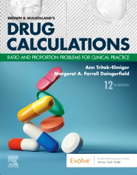 cover image - Evolve Resources for Brown and Mulholland’s Drug Calculations, 12th Edition