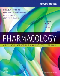 cover image - Study Guide for Pharmacology - Elsevier eBook on VitalSource, 11th Edition