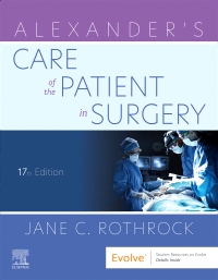 cover image - Evolve Resources for Alexander's Care of the Patient in Surgery, 17th Edition