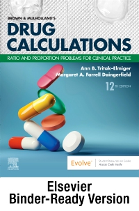 cover image - Brown and Mulholland’s Drug Calculations - Binder Ready, 12th Edition