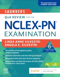 cover image - Saunders Q & A Review for the NCLEX-PN® Examination Elsevier eBook on VitalSource, 6th Edition