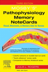 cover image - Mosby's® Pathophysiology Memory NoteCards - Elsevier eBook on VitalSource, 3rd Edition
