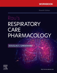 cover image - Workbook for Rau's Respiratory Care Pharmacology - Elsevier EBook on VitalSource, 11th Edition