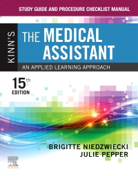 cover image - Study Guide and Procedure Checklist Manual for Kinn's The Medical Assistant, 15th Edition