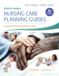 cover image - Ulrich and Canale's Nursing Care Planning Guides, 8th Edition Revised Reprint with 2021-2023 NANDA-I® Updates, 8th Edition