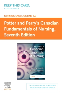 cover image - Nursing Skills Online 5.0 for Canadian Fundamentals of Nursing (User Guide and Access Code), 7th Edition