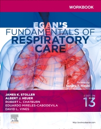 cover image - Workbook for Egan's Fundamentals of Respiratory Care - Elsevier eBook on VitalSource, 13th Edition