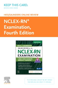 cover image - HESI/Saunders Online Review for the NCLEX-RN Examination (2 Year) (Access Code), 4th Edition