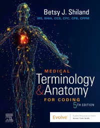 cover image - Medical Terminology & Anatomy for Coding, 5th Edition