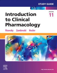 cover image - Study Guide for Introduction to Clinical Pharmacology, 11th Edition