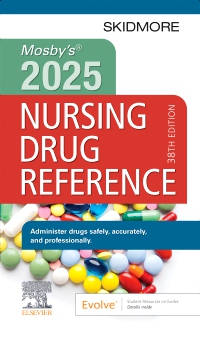 cover image - Mosby's 2025 Nursing Drug Reference - Elsevier E-Book on VitalSource, 38th Edition