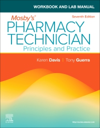 cover image - Workbook and Lab Manual for Mosby's Pharmacy Technician - Elsevier eBook on VitalSource, 7th Edition