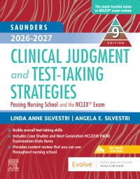 cover image - Saunders 2026-2027 Clinical Judgment and Test-Taking Strategies, 9th Edition