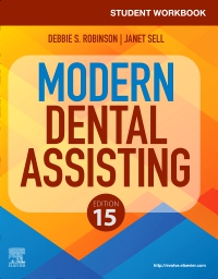 cover image - Student Workbook for Modern Dental Assisting -Elsevier E-Book on VitalSource (Retail Access Card), 15th Edition