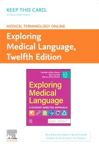 cover image - Medical Terminology Online for Exploring Medical Language (Access Card), 12th Edition