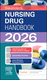 cover image - Saunders Nursing Drug Handbook 2026 - Elsevier eBook on VitalSource, 1st Edition