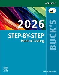 cover image - Buck's Workbook for Step-by-Step Medical Coding, 2026 Edition - Elsevier eBook on VitalSource, 1st Edition