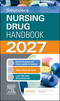 cover image - Saunders Nursing Drug Handbook 2027 - Elsevier eBook on VitalSource, 1st Edition