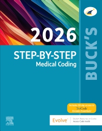 cover image - Evolve Resources for Buck's Step-by-Step Medical Coding, 2026 Edition, 1st Edition