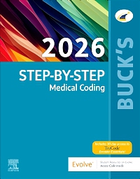 cover image - Buck's Step-by-Step Medical Coding, 2026 Edition - Elsevier E-Book on VitalSource, 1st Edition