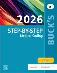 cover image - Buck's Medical Coding Online for Step-by-Step Medical Coding, 2026 Edition, 1st Edition