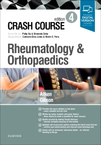 cover image - Crash Course Rheumatology and Orthopaedics Elsevier eBook on VitalSource, 4th Edition